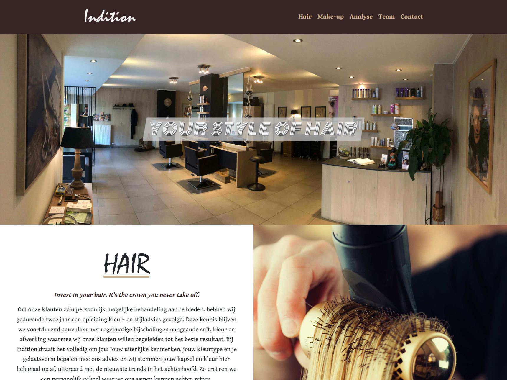 Indition website